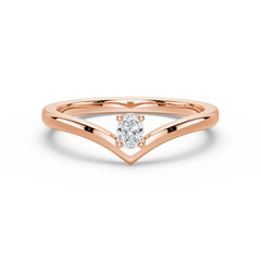 Oval Cut Moissanite Diamond Solitaire Sterling Silver Ring