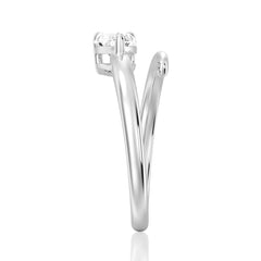 Pear Cut Lab Grown Diamond East-West 9K Gold Ring