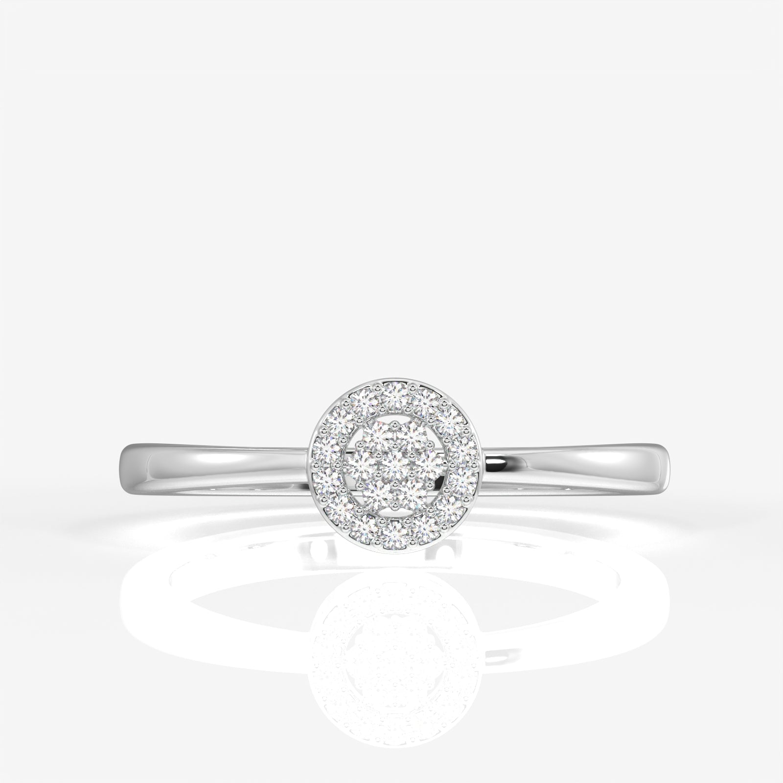 Buy Caratbazaar Ethereal Glow Lab Grown Diamond 18k Gold Ring