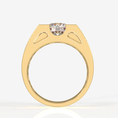 Buy Caratbazaar Lab Grown Diamond, Albert Men's 14k Gold Ring