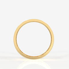 Buy Caratbazaar Round Cut Lab Grown Diamond Men's 14k Gold Band Ring