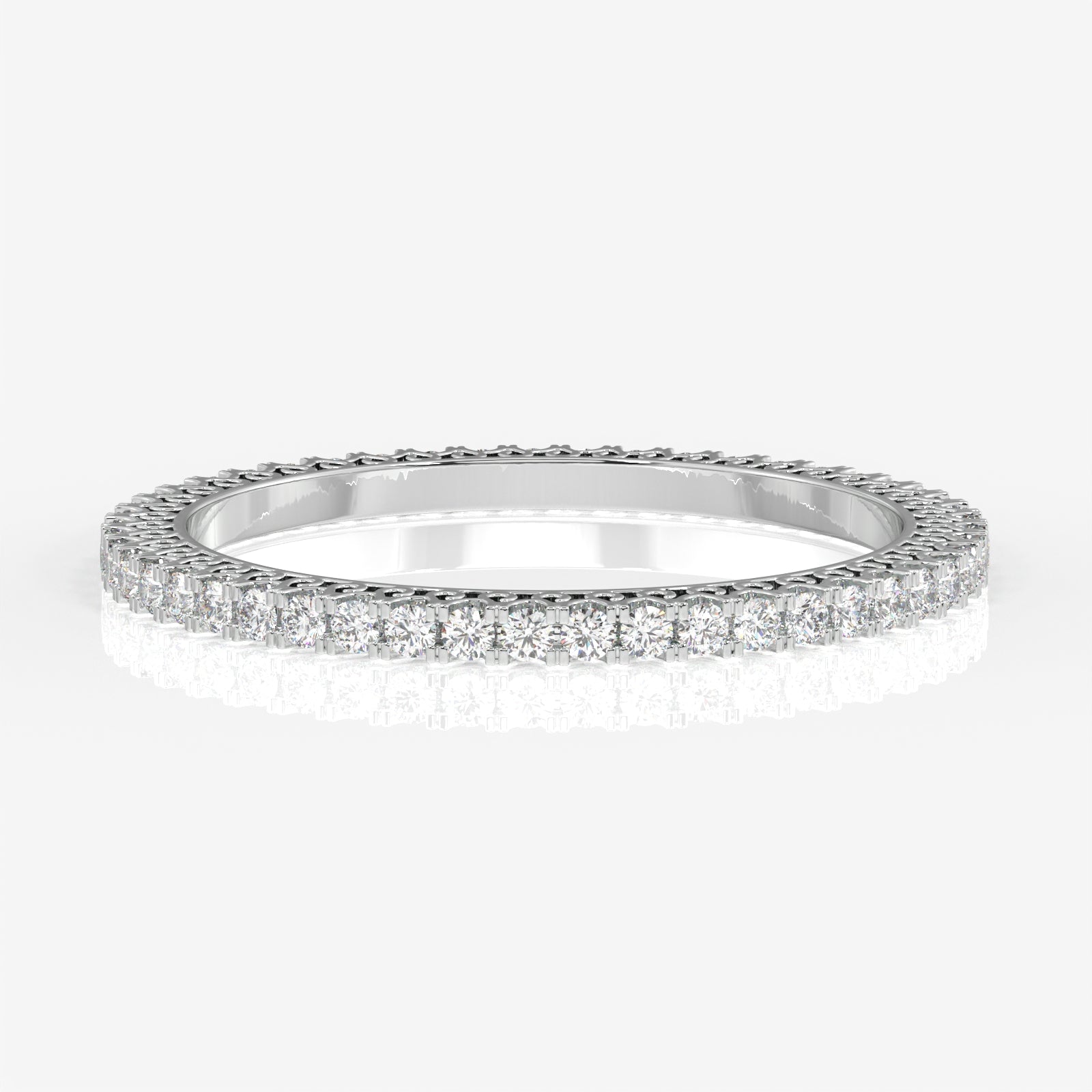 Buy Caratbazaar Women's Round Cut Moissanite Diamond 18K Gold Bangle