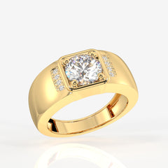Buy Lab Grown Diamond, Luther Men's 14k Gold Ring