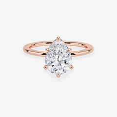 Buy Premium Solitaire Engagement 14k Gold Ring