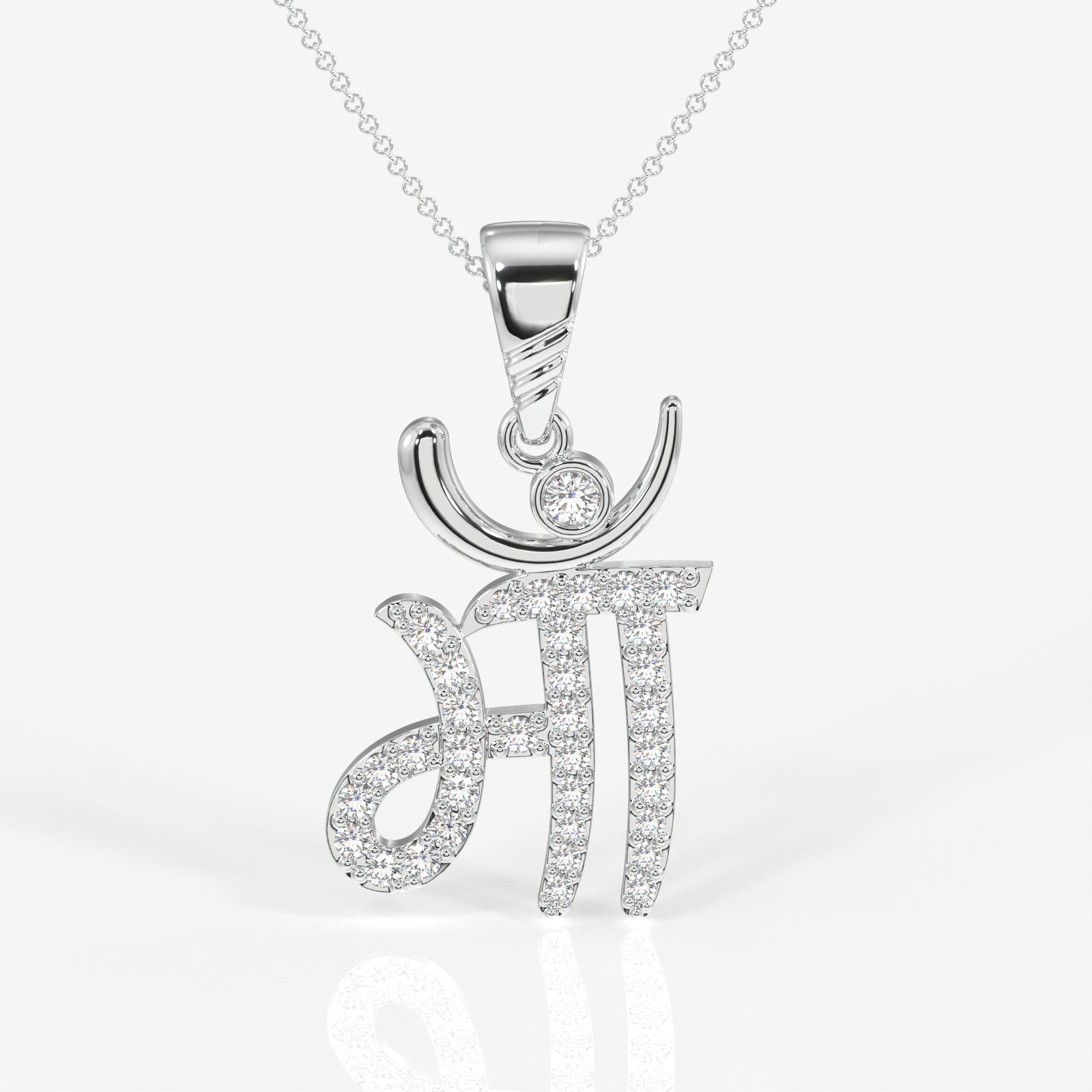 Caratbazaar Women's Women's Lab Grown Diamond Fashion 14K Gold Pendant