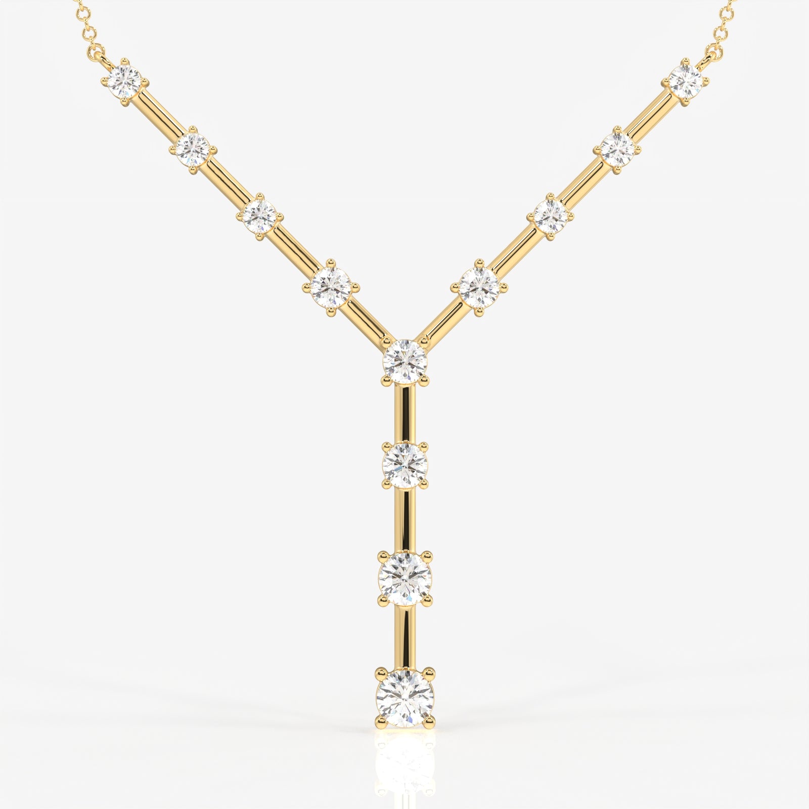 Celeste Lab Grown Diamond 14k Gold Necklace for Women