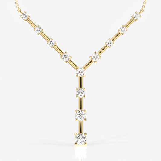 Celeste Lab Grown Diamond 14k Gold Necklace for Women