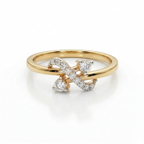 Simple Elegance Lab Grown Diamond 14K Gold Engagement Ring