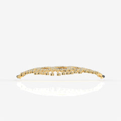 Round Cut Moissanite Diamond Women's Sterling Silver Mangalsutra