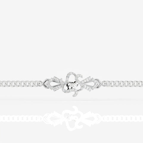 Aarvaya Sterling Silver Men's Bracelet