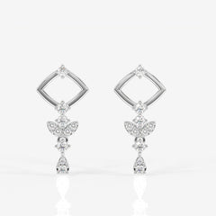 Adira Moissanite Diamond Classic 18K Gold Earring