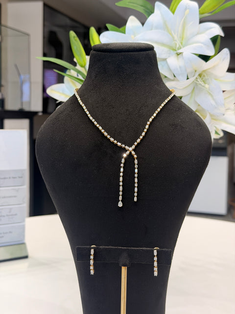 Timeless Vows Moissanite Diamond 14K Gold Necklace