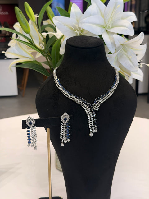 Royal Lumina Moissanite Diamond 9K Gold Necklace