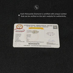 Marquise Cut Certified Moissanite Diamond D VVS1