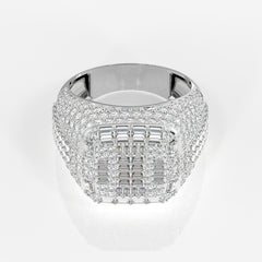 Shop Grand Emperor Lab Grown Diamond Men's 14K Yellow Gold Ring