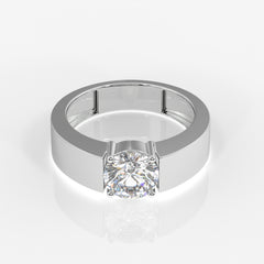 Shop Lab Grown Diamond, Simple Classic Men's 14k Gold Ring
