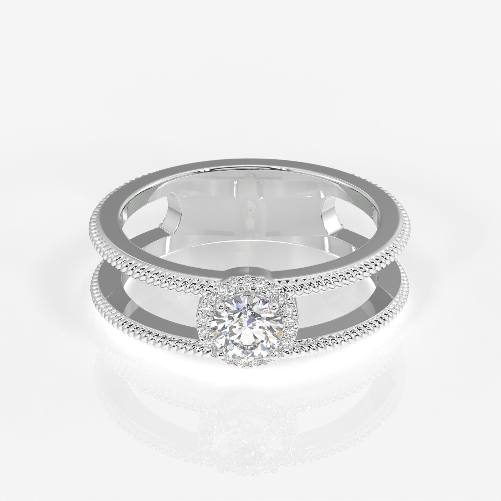 Shop Regal Crown Lab Grown Diamond Men's 14K Yellow Gold Ring