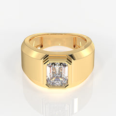 Ultimate Prestige Lab Grown Diamond Men's 14K Yellow Gold Ring