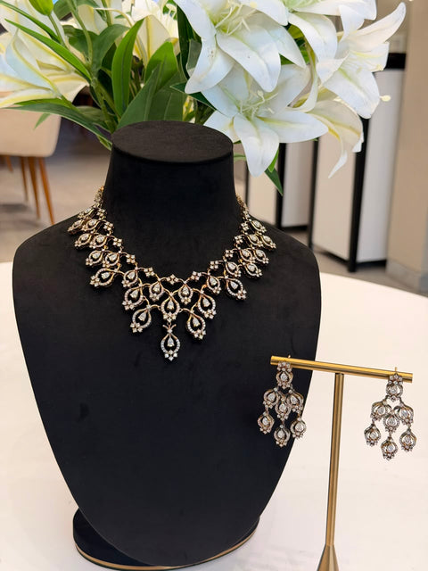 The Prestige Moissanite Diamond 18K Gold Necklace