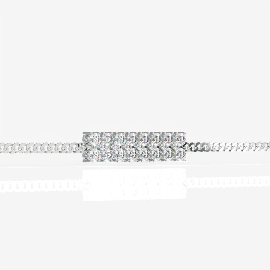 Shining Bond Sterling Silver Men's Bracelet