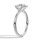 Oval Cut Moissanite Diamond East-West 14K Gold Ring