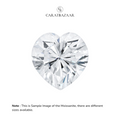 Heart Cut Certified Moissanite Diamond D VVS1 product photo | Caratbazaar