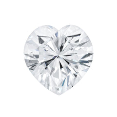 Heart Cut Certified Moissanite Diamond D VVS1