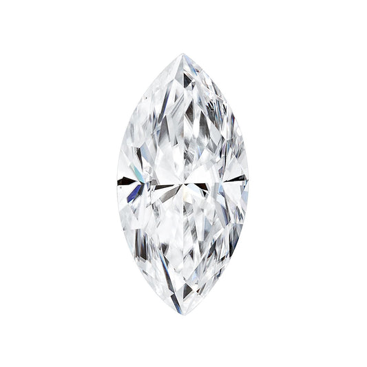 Marquise Cut Certified Moissanite Diamond D VVS1