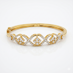 Simple Elegance Moissanite Diamond Fashion Sterling Silver Bracelet