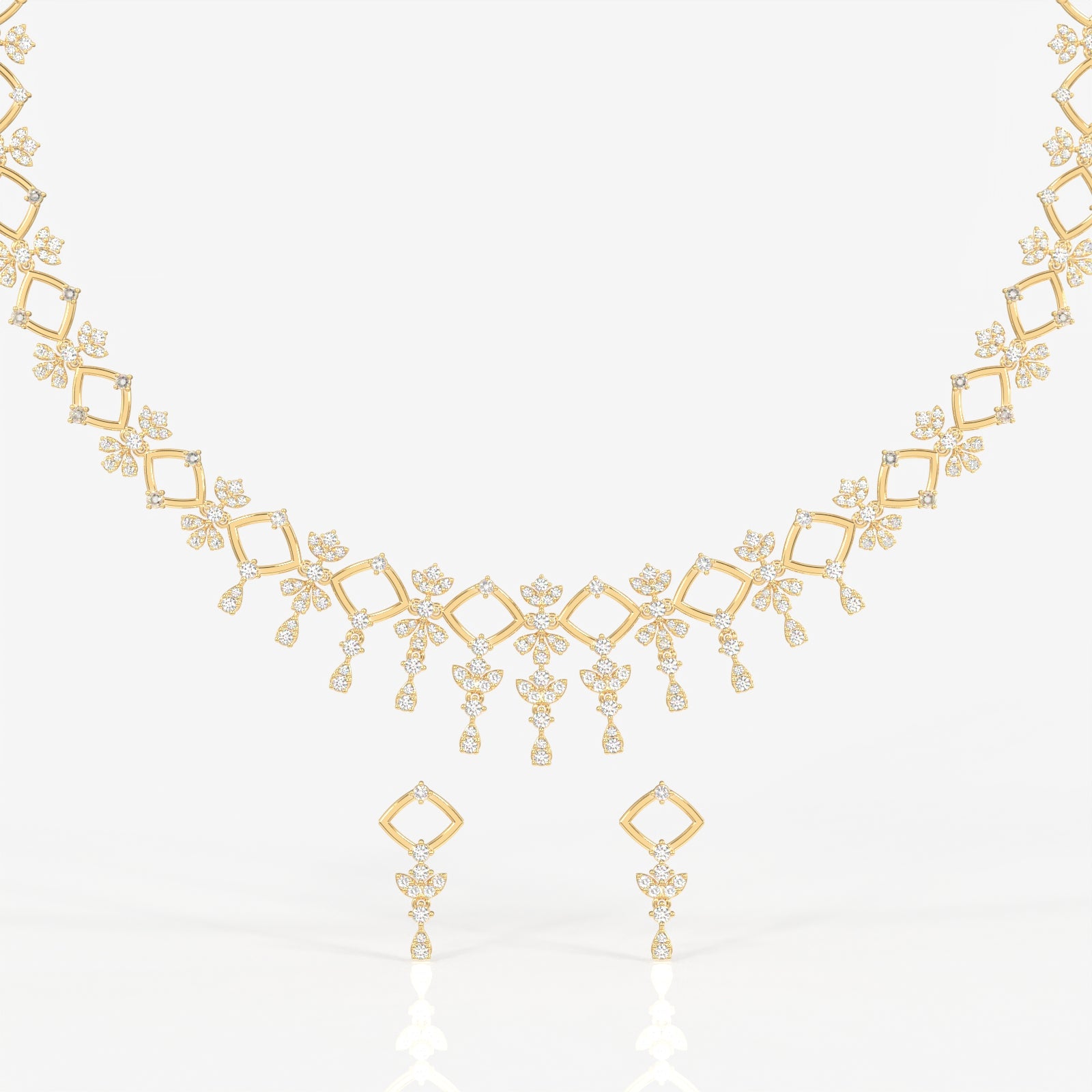 Adira Lab Grown Diamond Classic 14k Gold Necklace