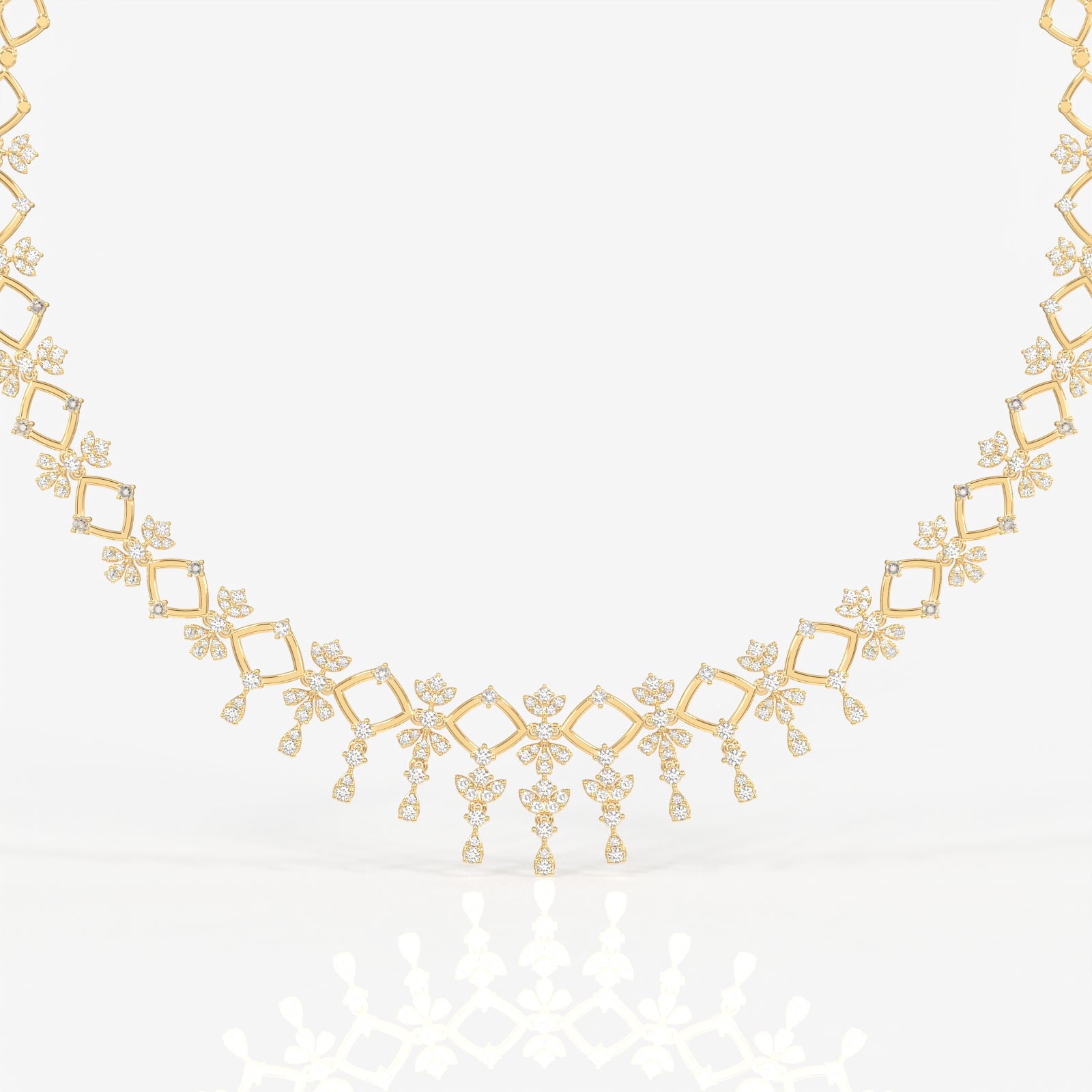 Buy Adira Lab Grown Diamond Classic 14k Gold Necklace