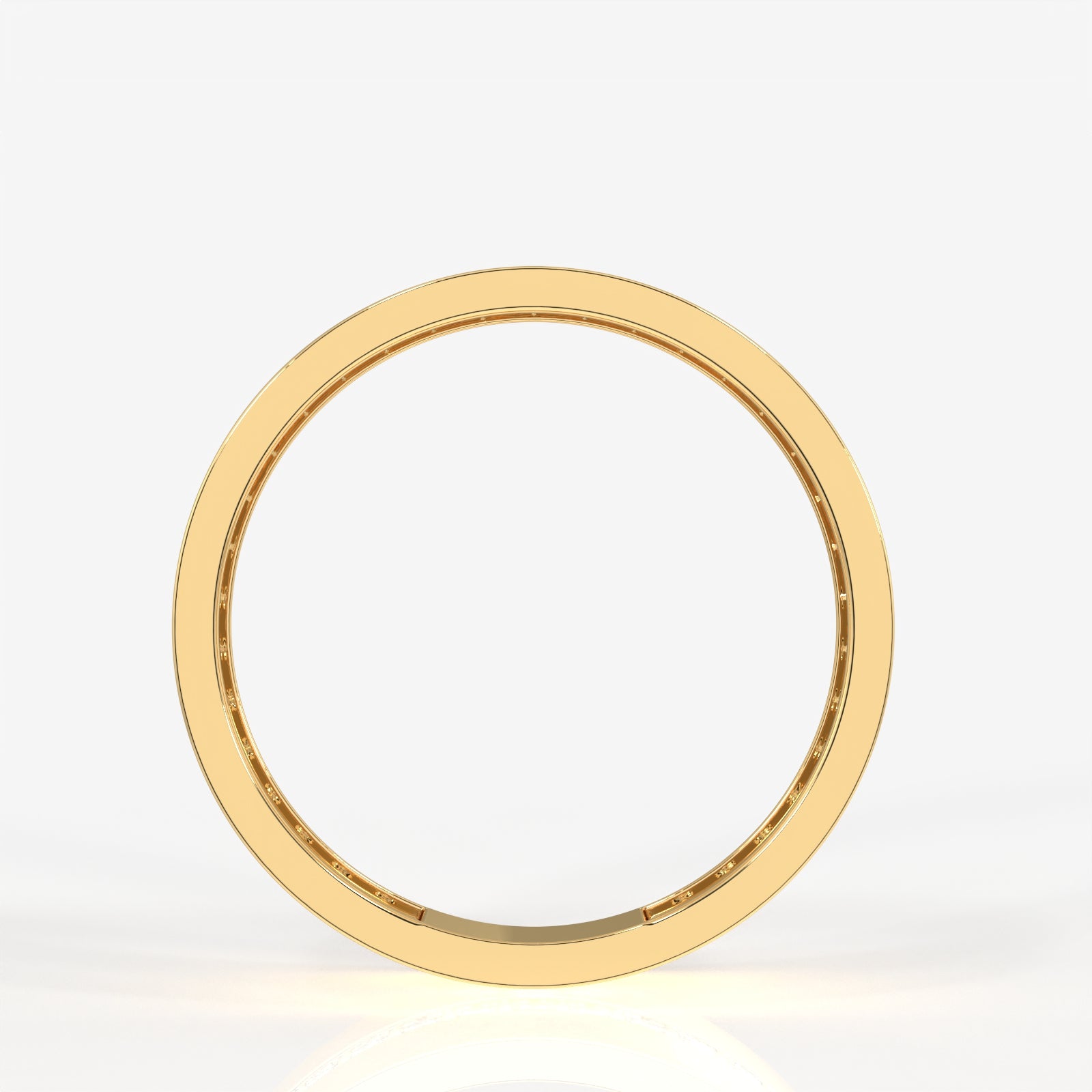 Buy Caratbazaar Modern Nobility Lab Grown Diamond Men's 14K Yellow Gold Ring