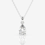 Buy Caratbazaar Pear Cut Lab Grown Diamond Solitaire 14k Gold Pendant