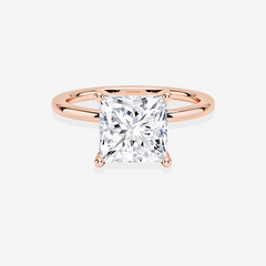Buy Caratbazaar Princess Cut Lab Grown Diamond Solitaire Engagement 14k Gold Ring