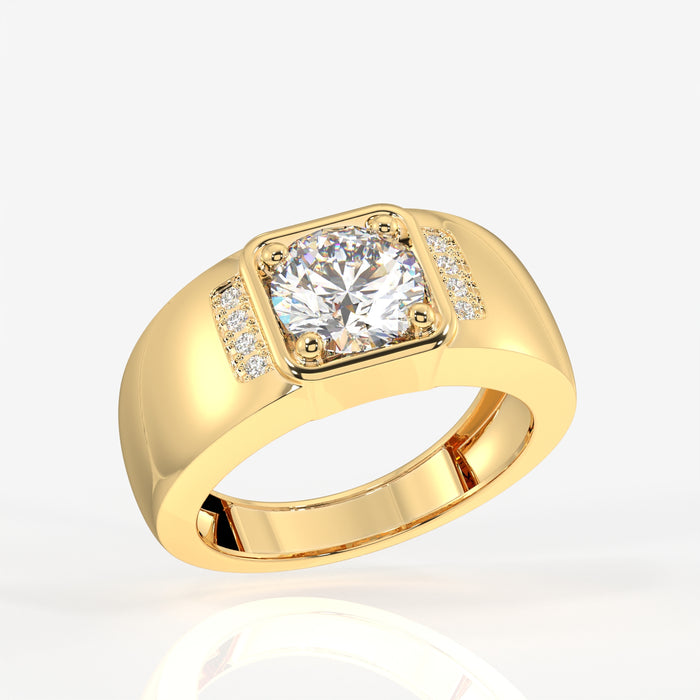 Buy Lab Grown Diamond, Luther Men's 14k Gold Ring