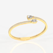 Buy Pear Cut Moissanite Diamond Fashion 18K Gold Bracelet