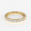 Buy Premium Round Cut Lab Grown Diamond Eternity 14k Gold Band Ring