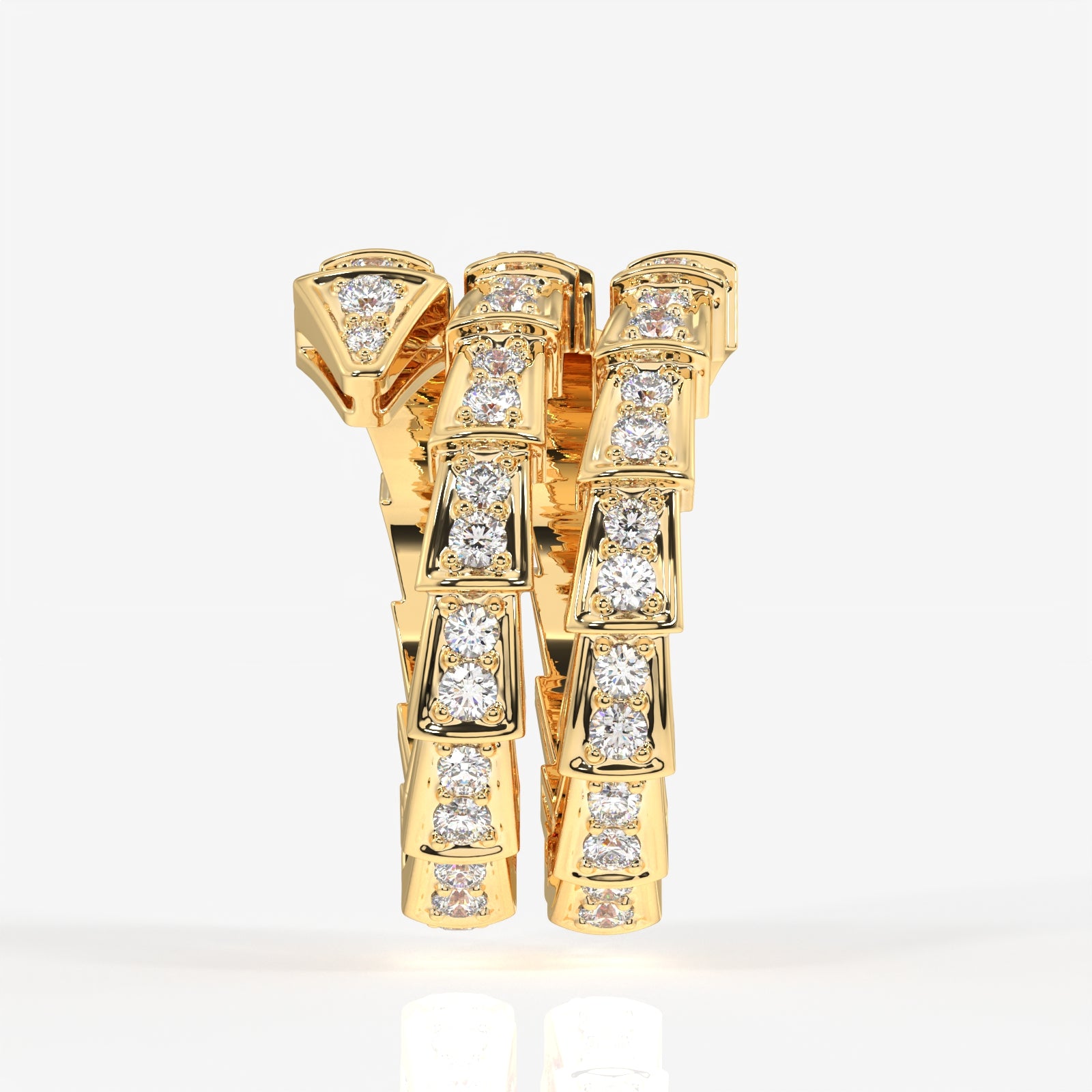 Buy Round Cut Lab Grown Diamond Eternity 14K Gold Band Ring