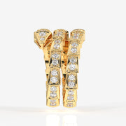 Buy Round Cut Lab Grown Diamond Eternity 14K Gold Band Ring
