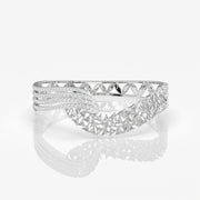 Caratbazaar Classic Multi Stones Moissanite Diamond Sterling Silver Bracelet
