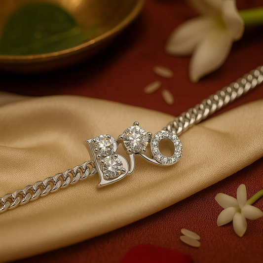 BandhanBRO Sterling Silver Rakhi
