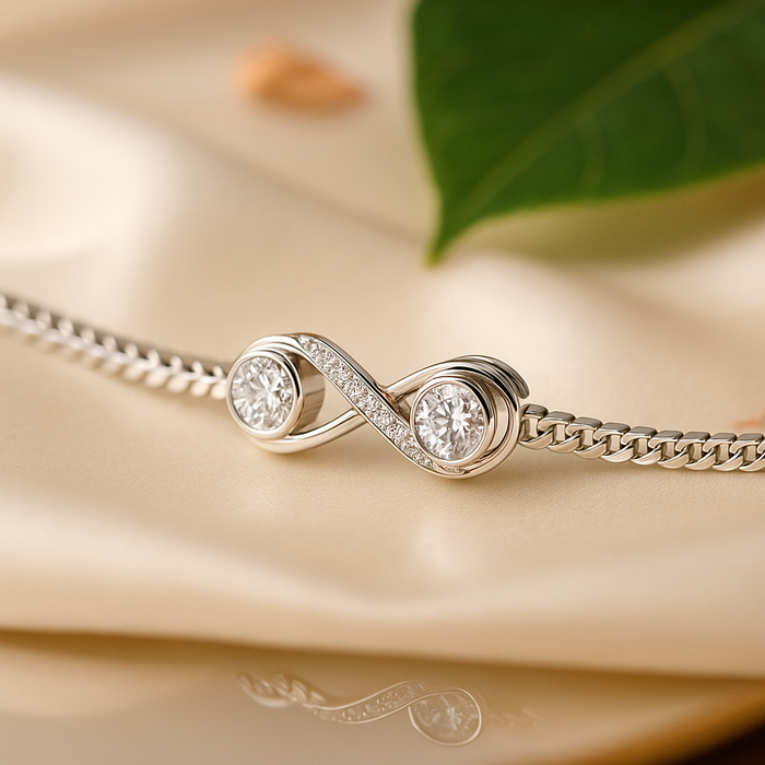 Anantya Sterling Silver Men's Bracelet