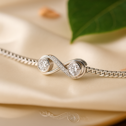 Anantya Sterling Silver Rakhi