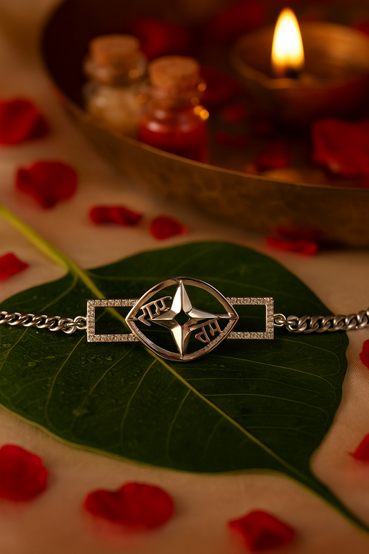 Ramojwala Sterling Silver Rakhi