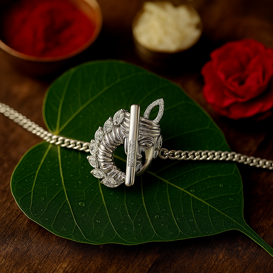 Murlimanohar Sterling Silver Rakhi