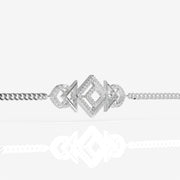 Trikonya Sterling Silver Men's Bracelet
