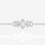 Trikonya Sterling Silver Men's Bracelet