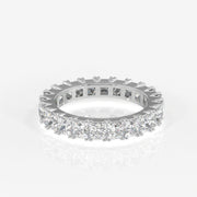 Princess Cut Lab Grown Diamond Eternity Band 14K Gold Ring