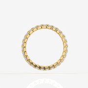 Radiant Cut Lab Grown Diamond Eternity Band 14K Gold Ring