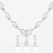 Lumia Moissanite Diamond Wedding 14k Gold Necklace